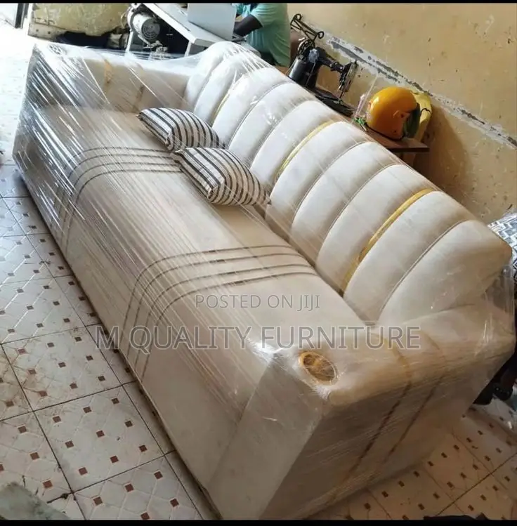 Cream 3 Seater Latest Indoor Sofa
