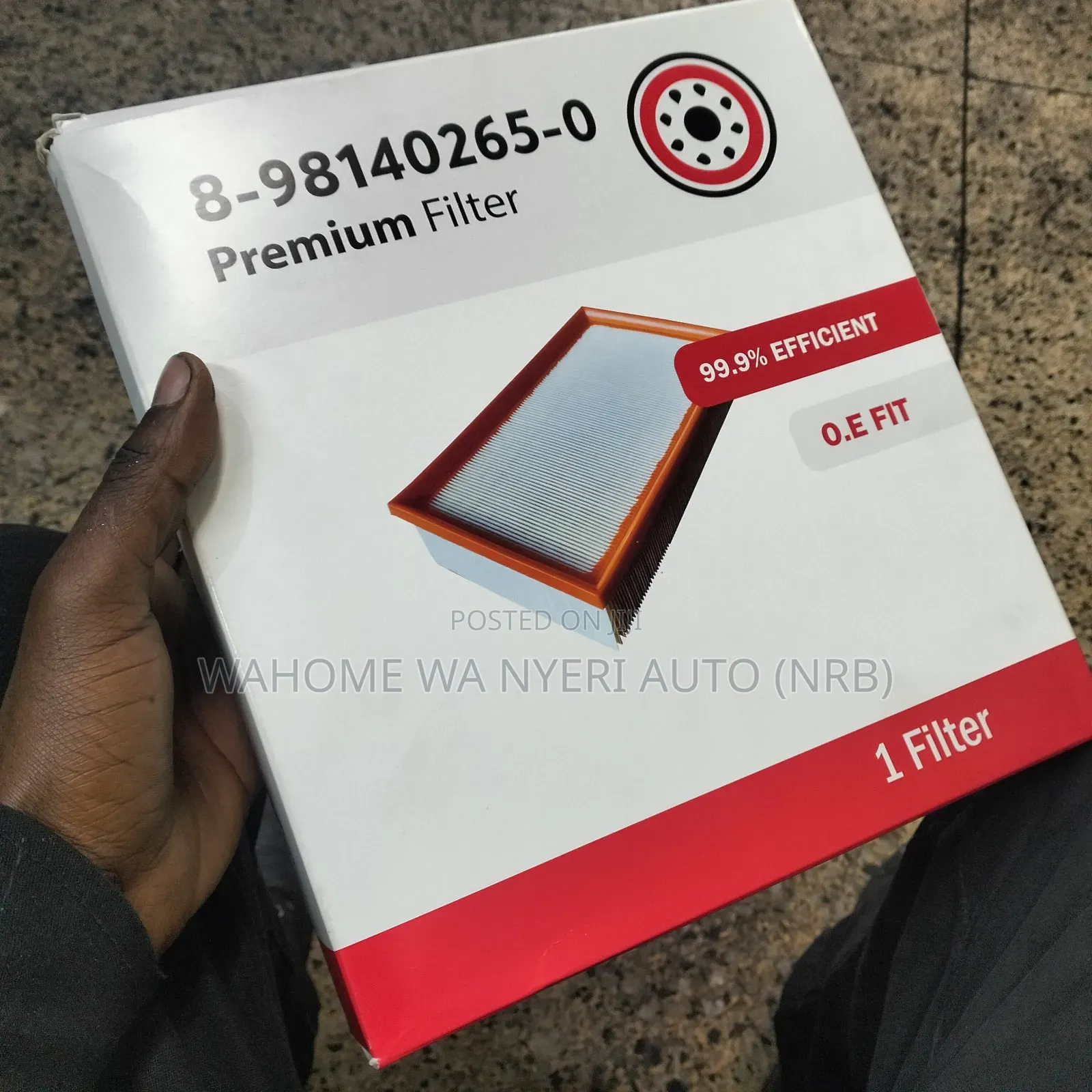 Air Filter for Isuzu Dmax (Genuine)
