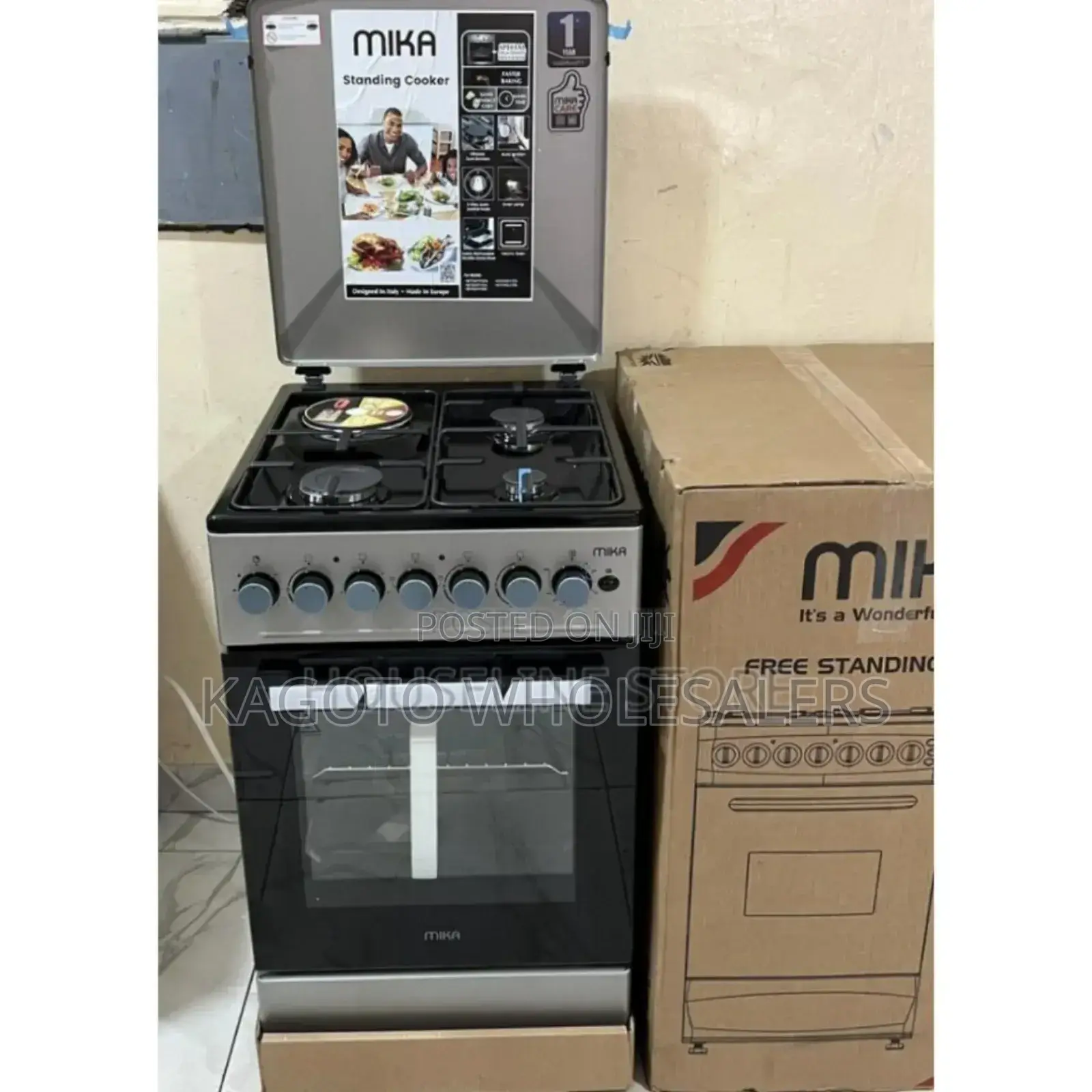 Mika 60*60cookér. Mika Size 50by60 3gas Electric Oven$Plate