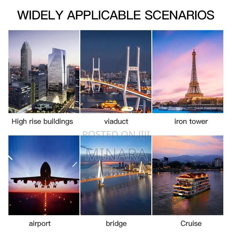 Solar Aviation Warning Light