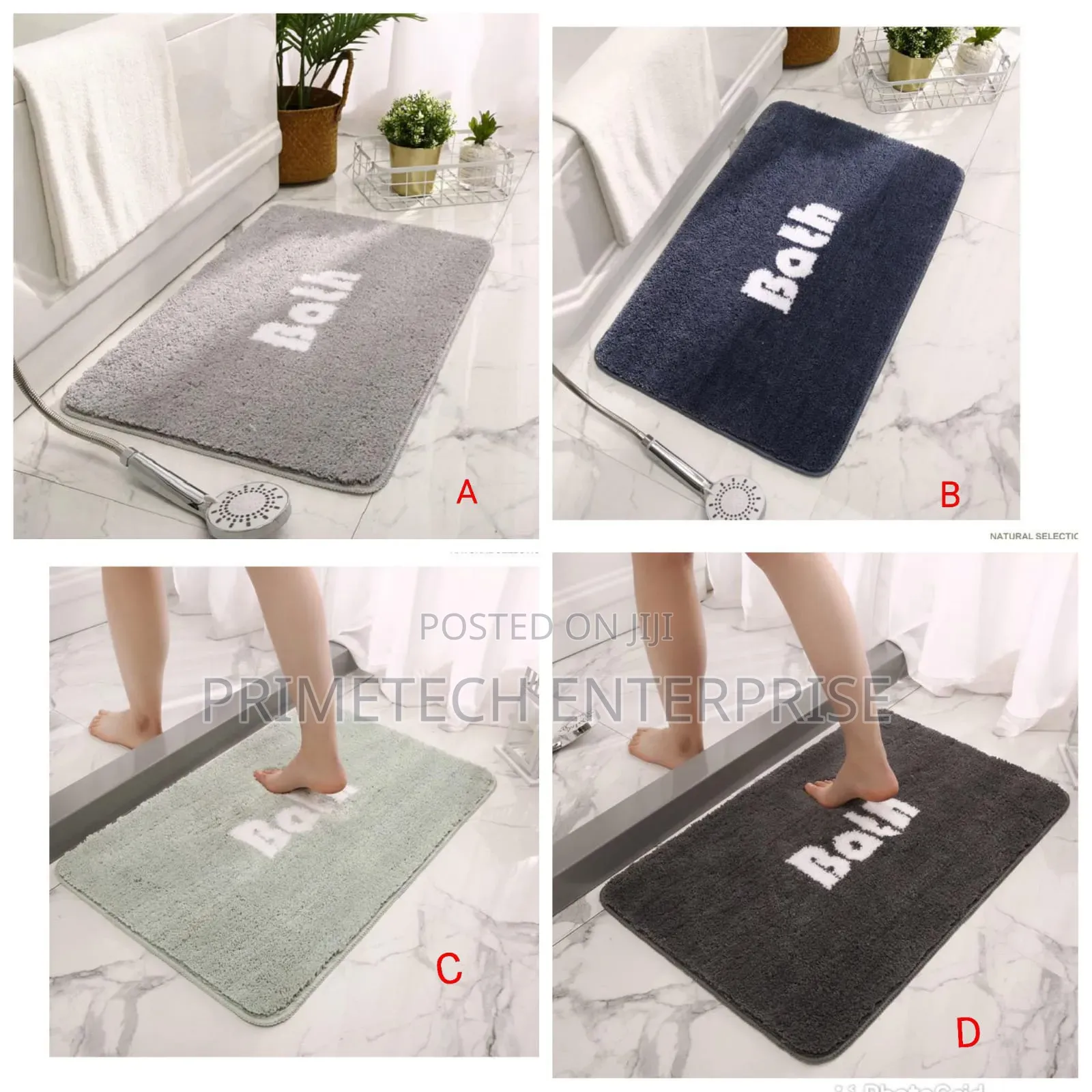 Fluffy Antislip Absorbent Mat 40x60cm