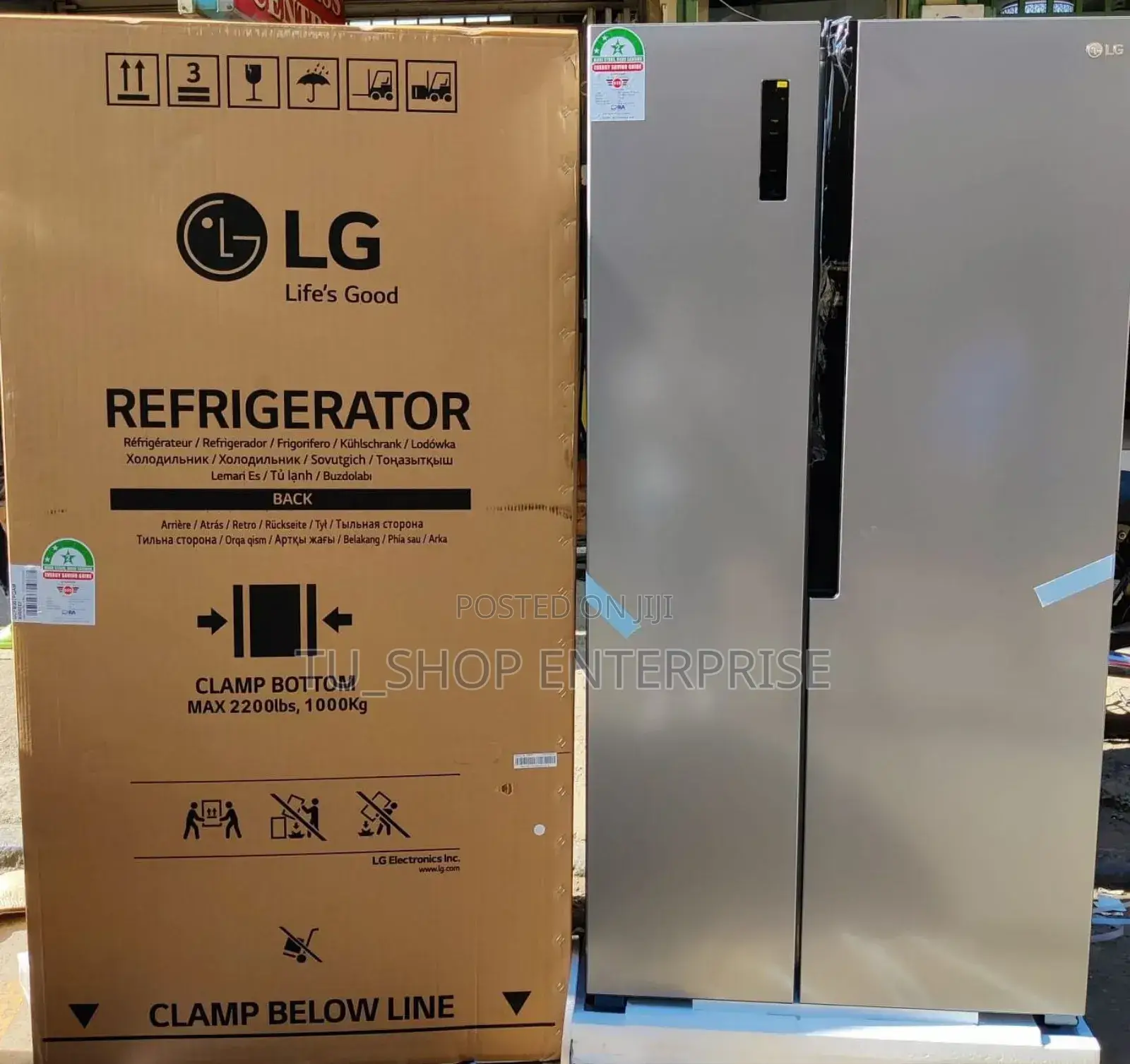 Fridge! Lg Side by Side 519litres No Frost R