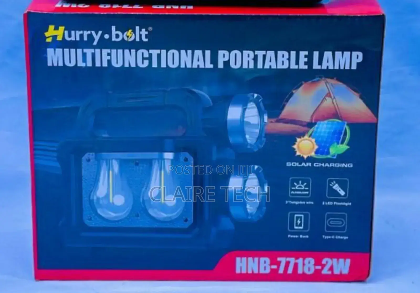 Multifunctional Portable Lamp HNB 7718-2wat