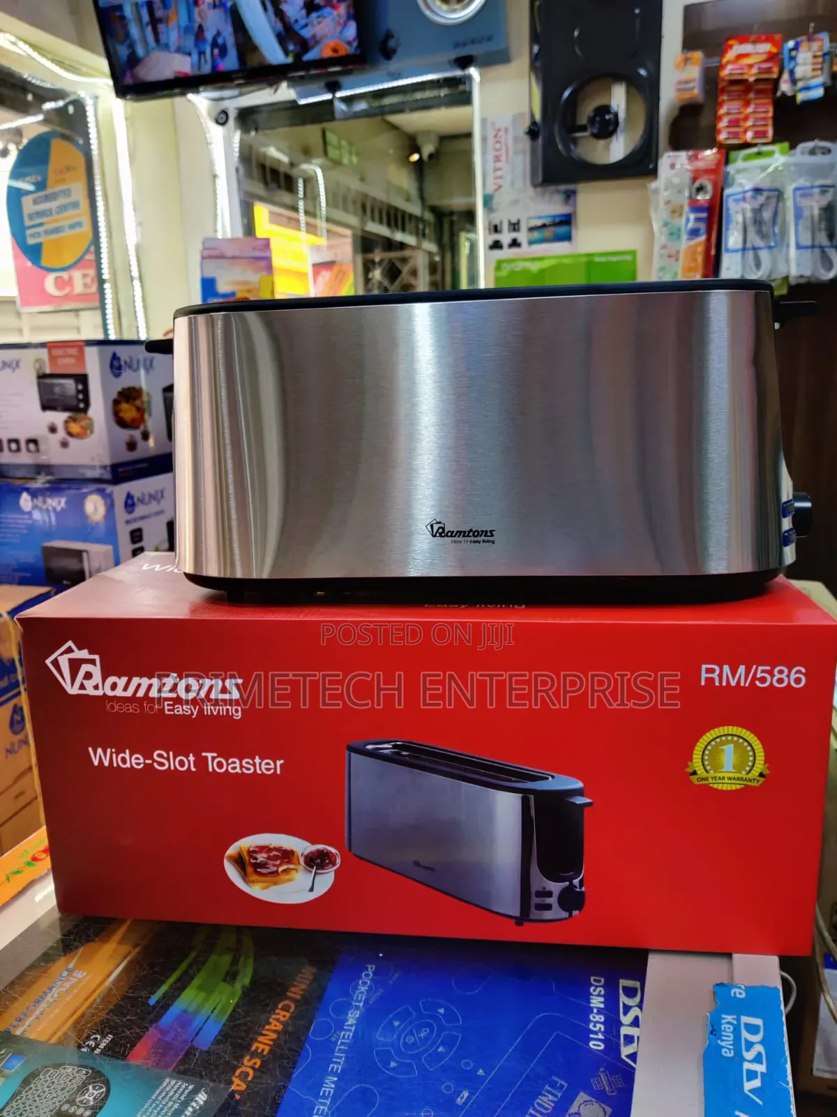 Ramtons Wide Slot Toaster