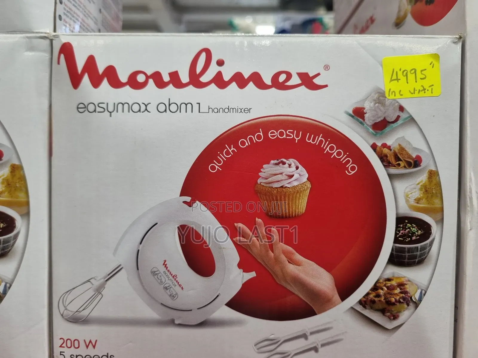 Moulinex Hand Mixer Hm250127 200w