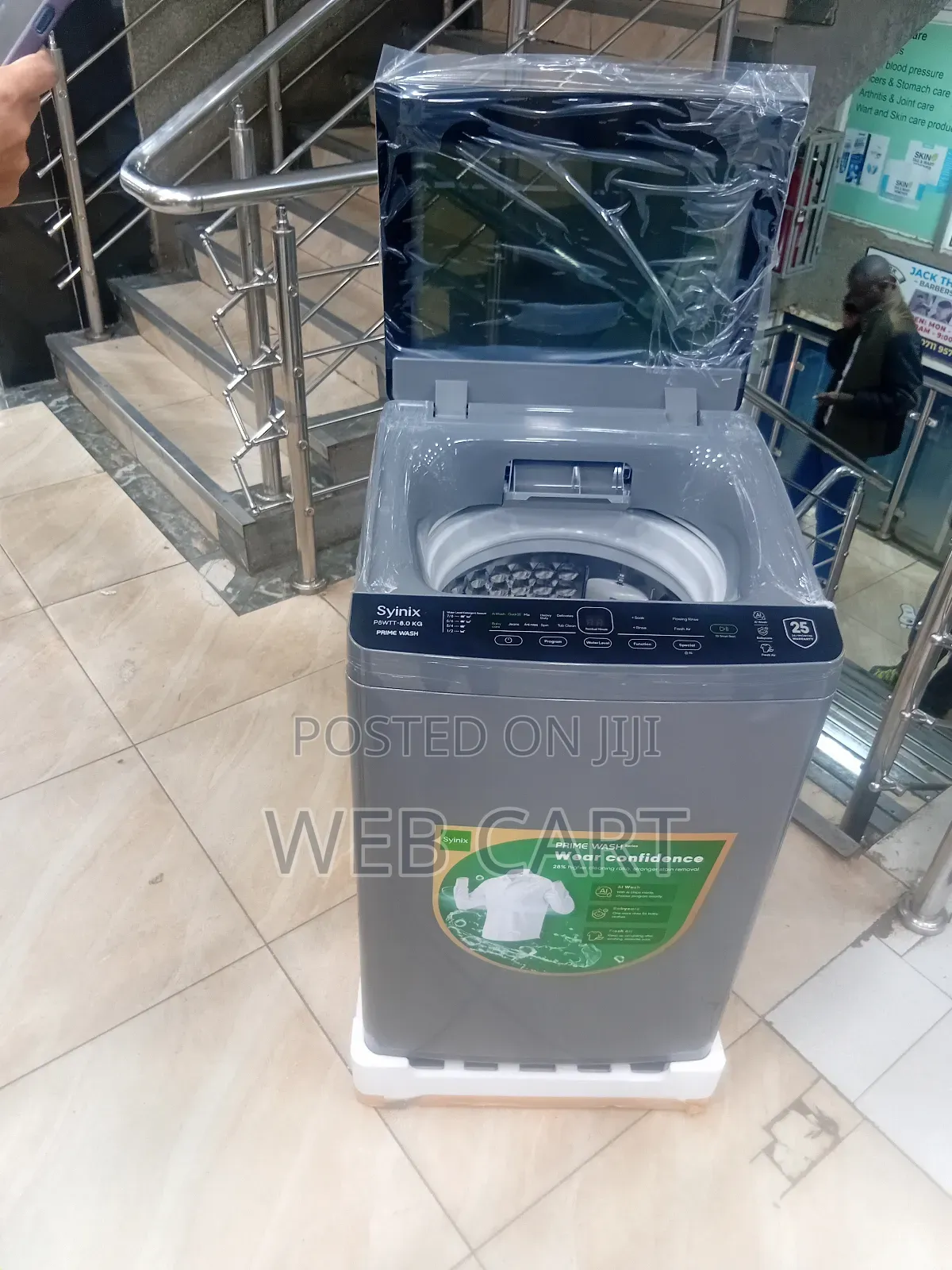 Syinix 8kg Portable Washing Machine – Single Tub