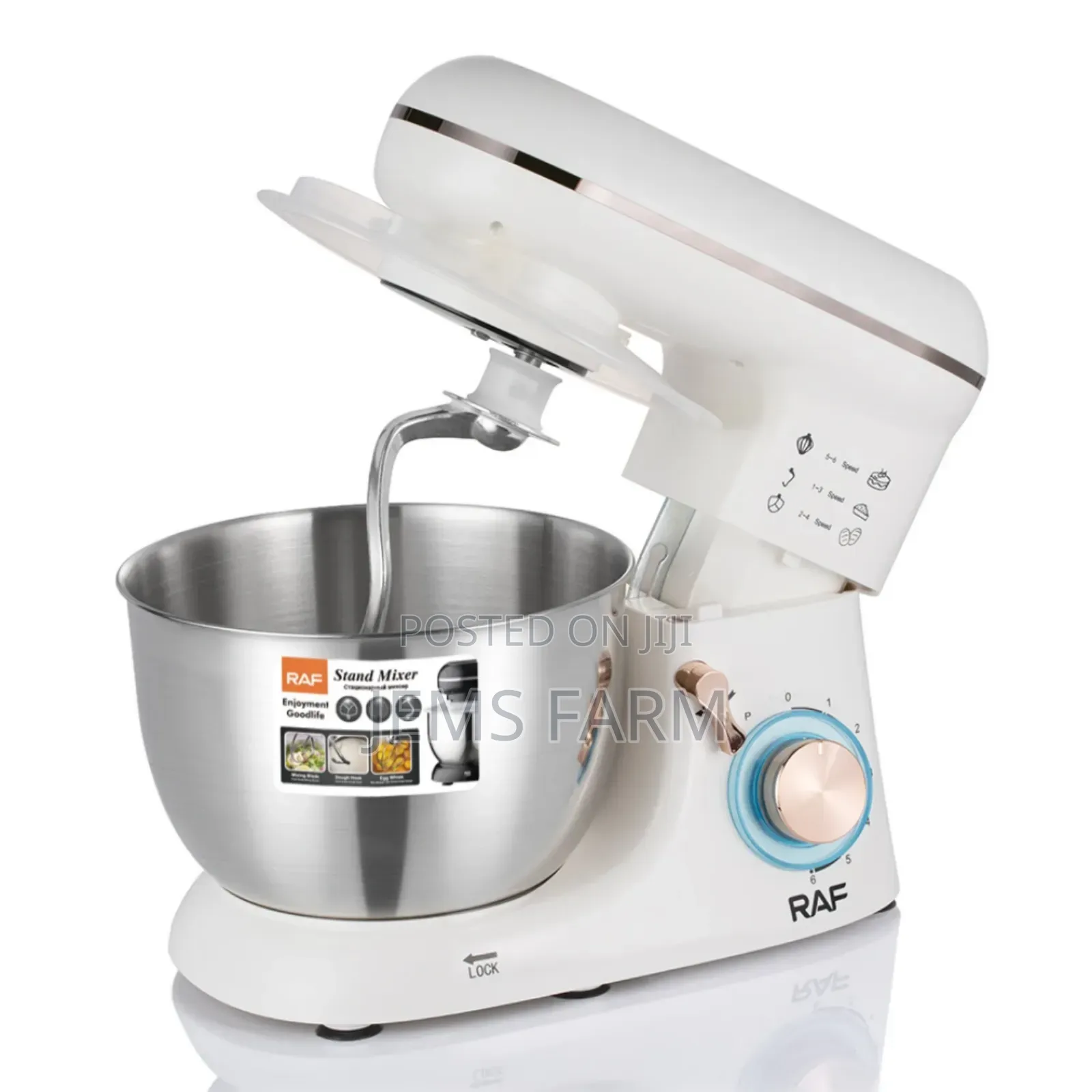 Raf 6 Speeds Kitchen Stand Mixer 4.5l