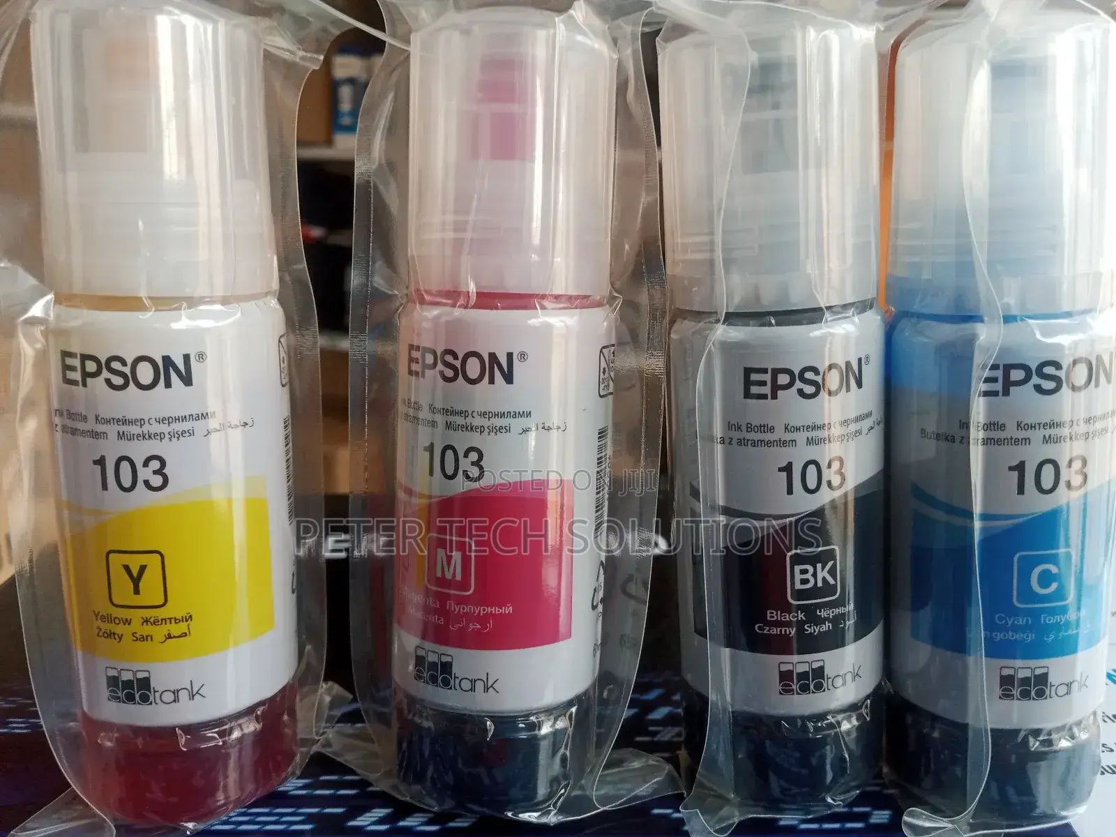 Original Epson Ecotank 103 Ink All Bottle
