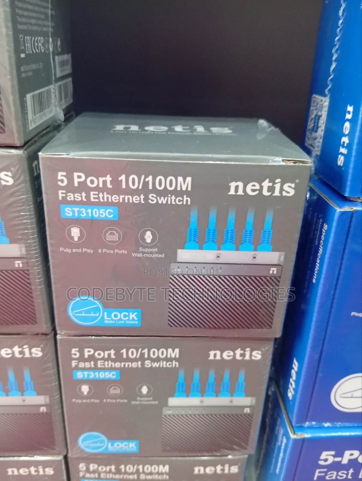 Netis St3105c 5 Port Fast Ethernet Switch