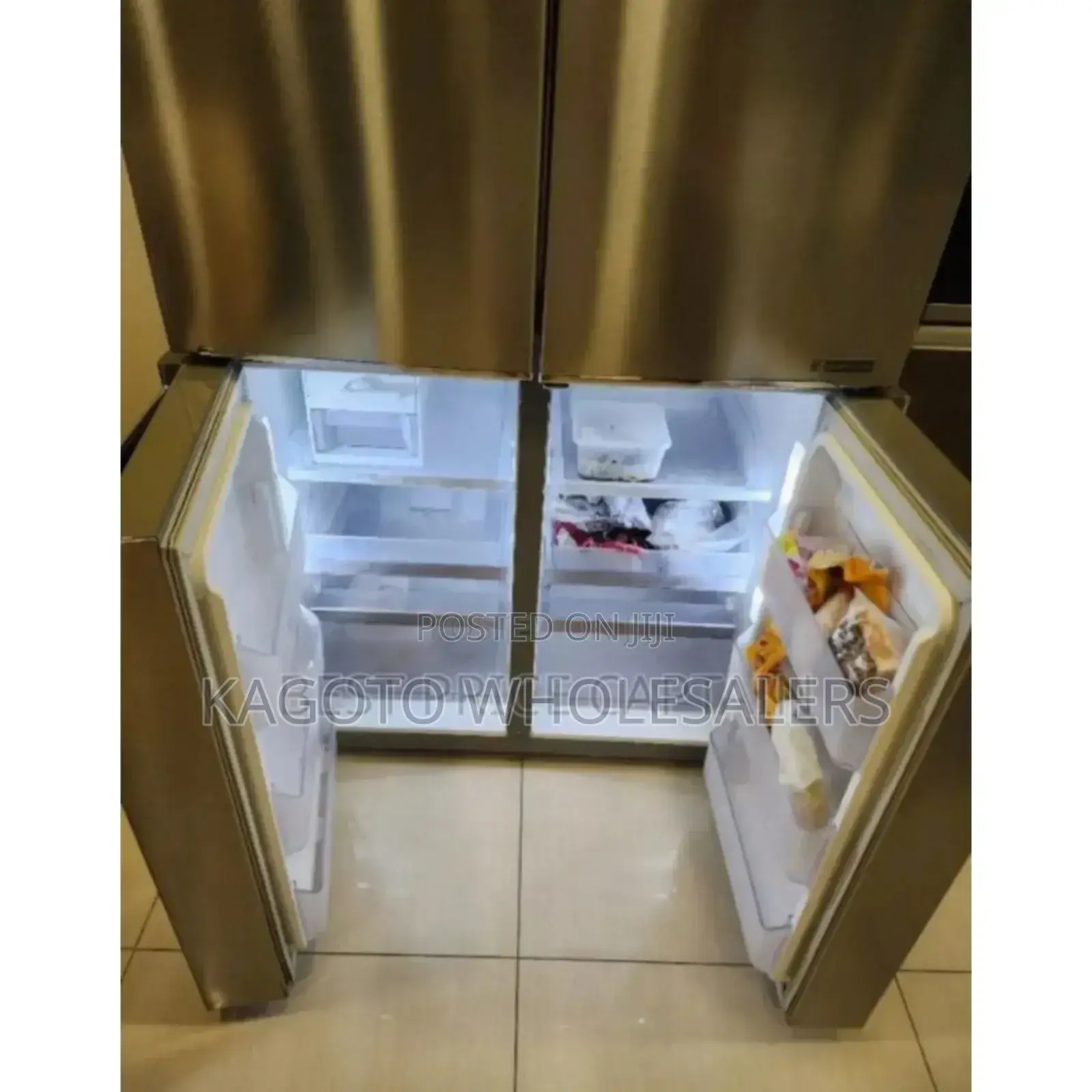 Colour Silver - Lg 519litres Side by Side Fridge