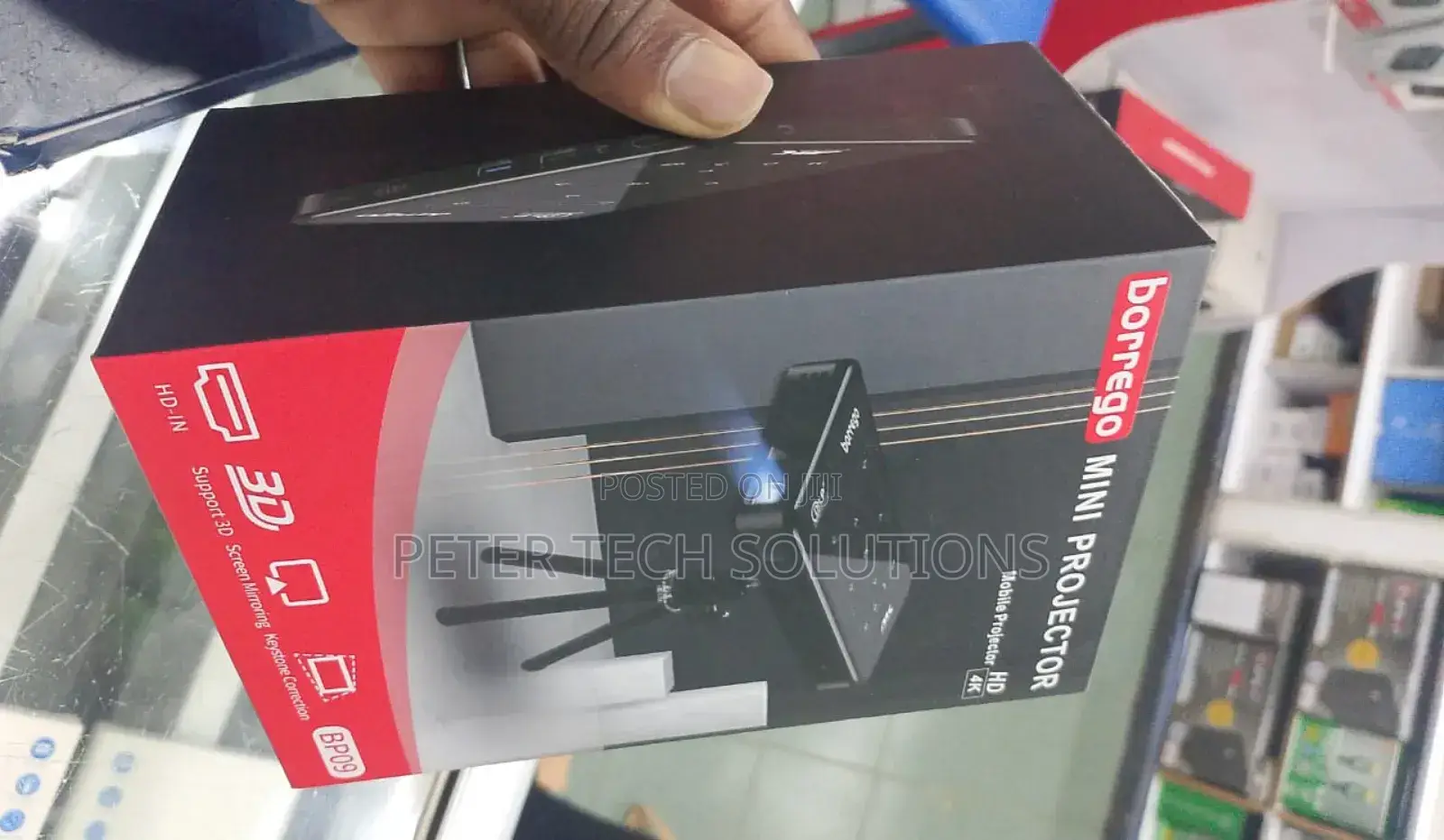 Android Mini Projector Hd Backup Batteryportableprojector