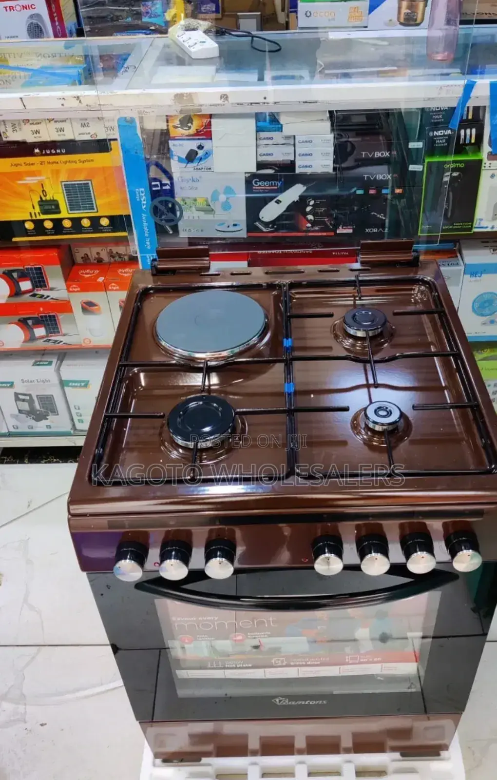 Ramtons Cooker 3g+1e 60x60 Rc/Rm605 3+1e, Thermostate