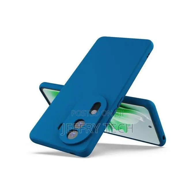 Liquid Silicone Back Case Cover for Oppo Reno 11 Pro 5g Micr