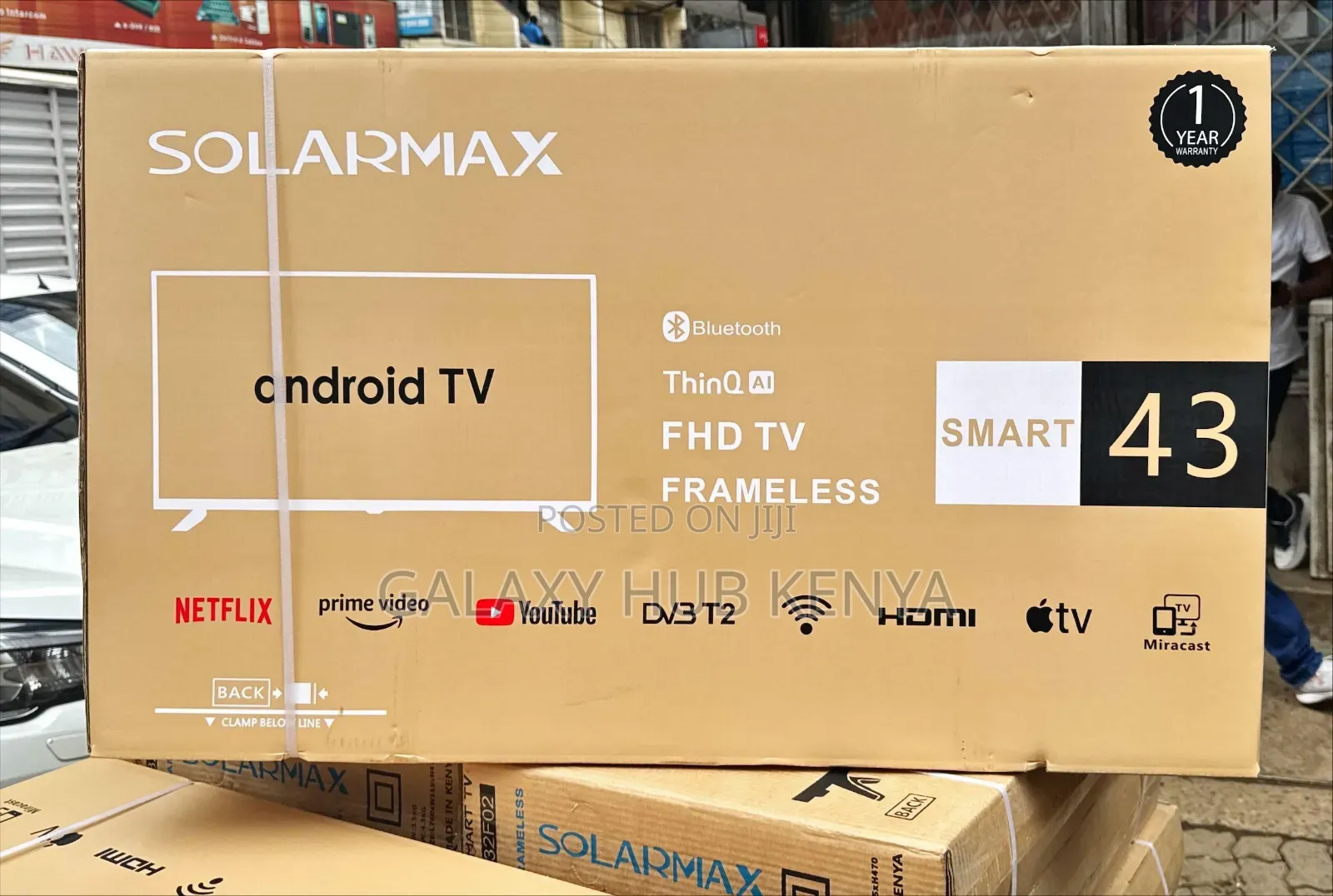 Solarmax 43 Inches Android FHD Frameless TV