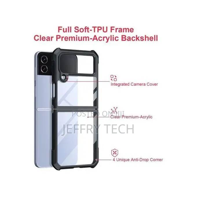 Xundd Case for Samsung Galaxy Z Flip 4 5g 2022 With Camera
