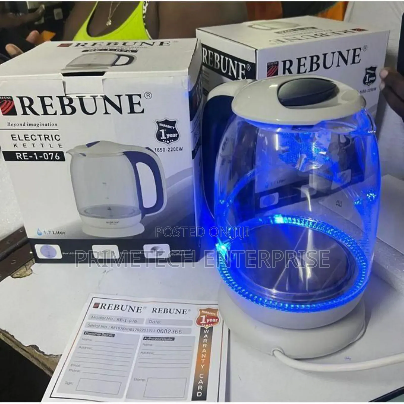 Rebune Illuminating Electric Kettle