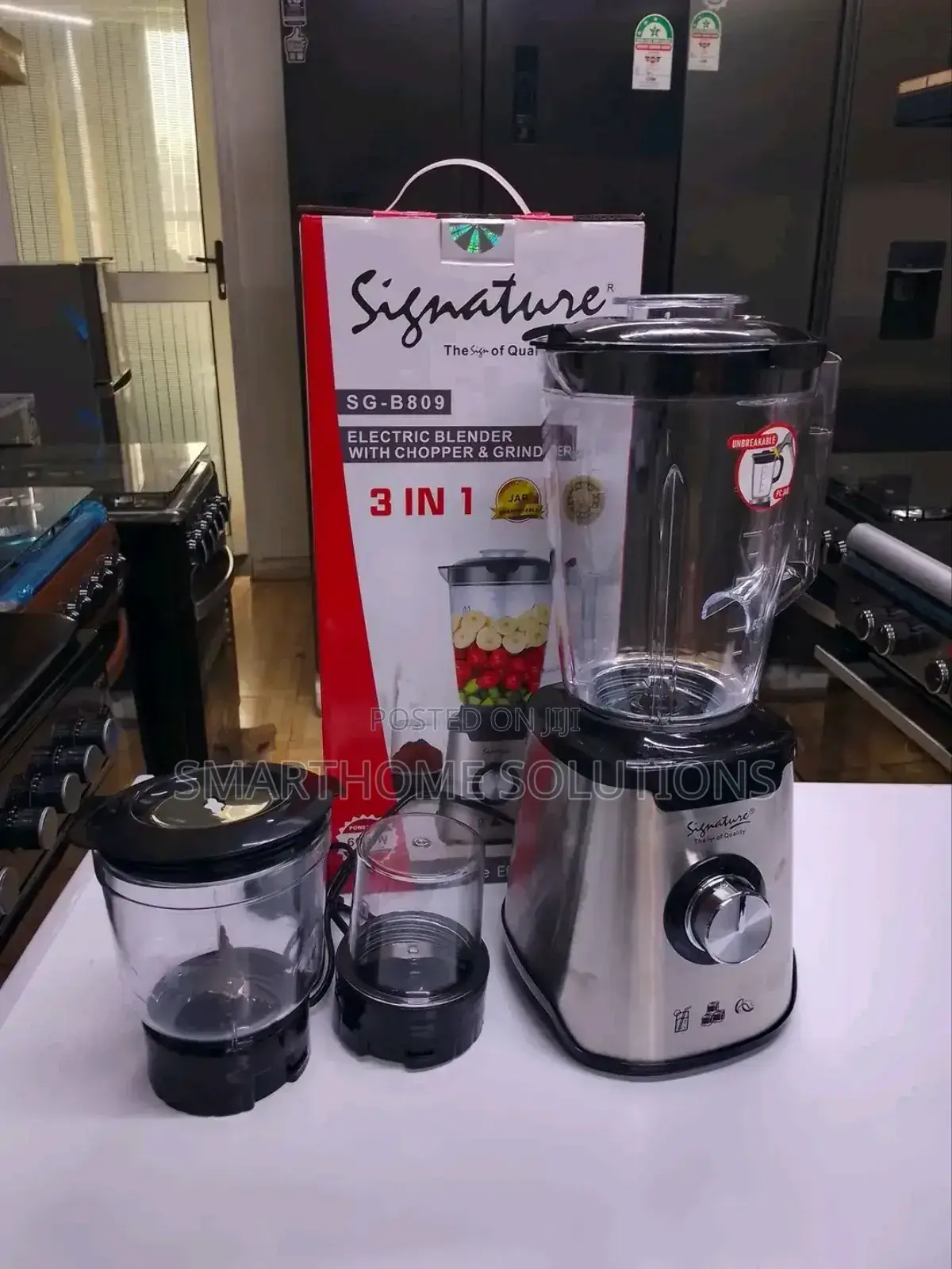 Signature 3 In1 Blender With Grinder and Chopper