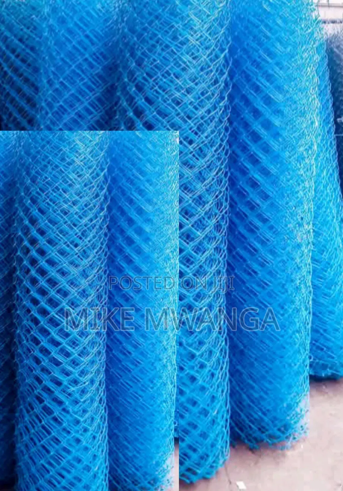 Durable PVC Chain Link( Blue Coated)