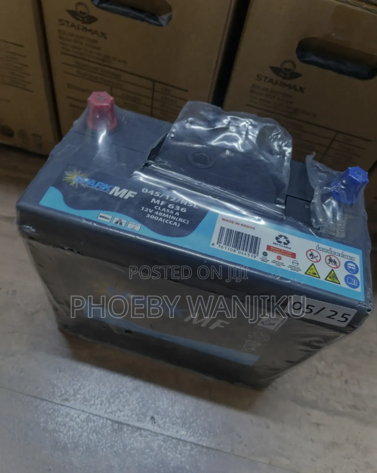 Maintenance Free Car Battery N40