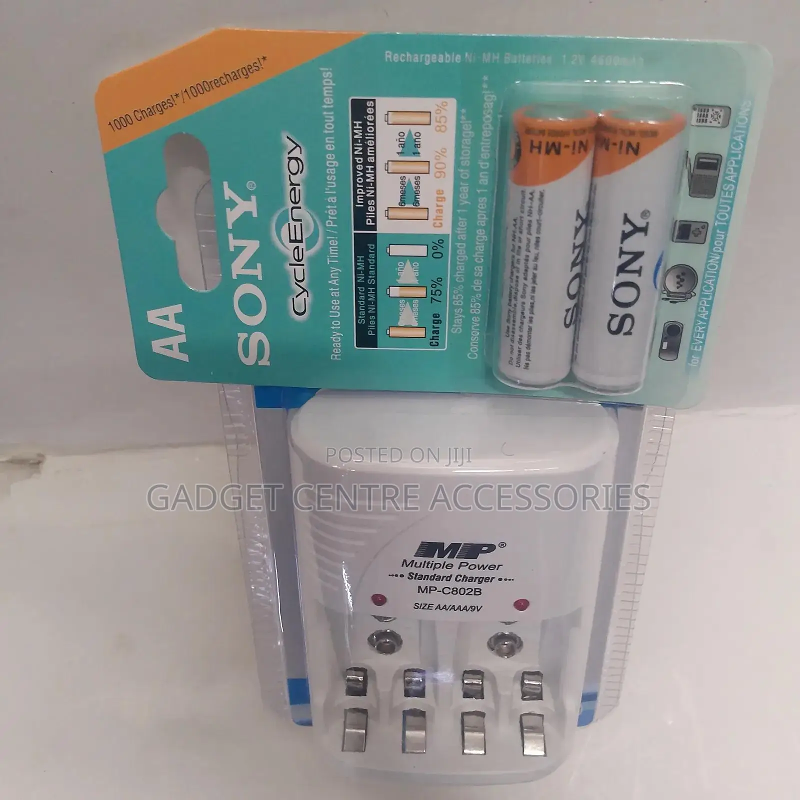 9v Charger ,Sony Rechargeable Batteries