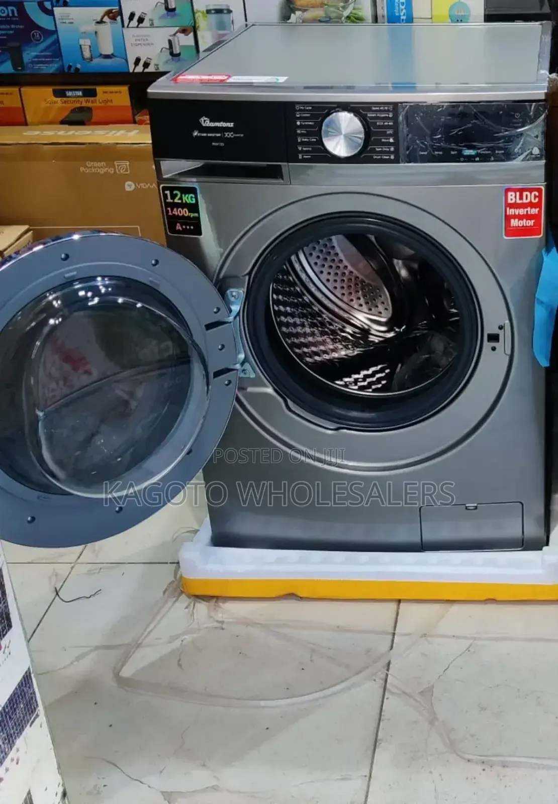 Ramtons Front Load Fully *Automatic 12kg Washer 1400m/W*12
