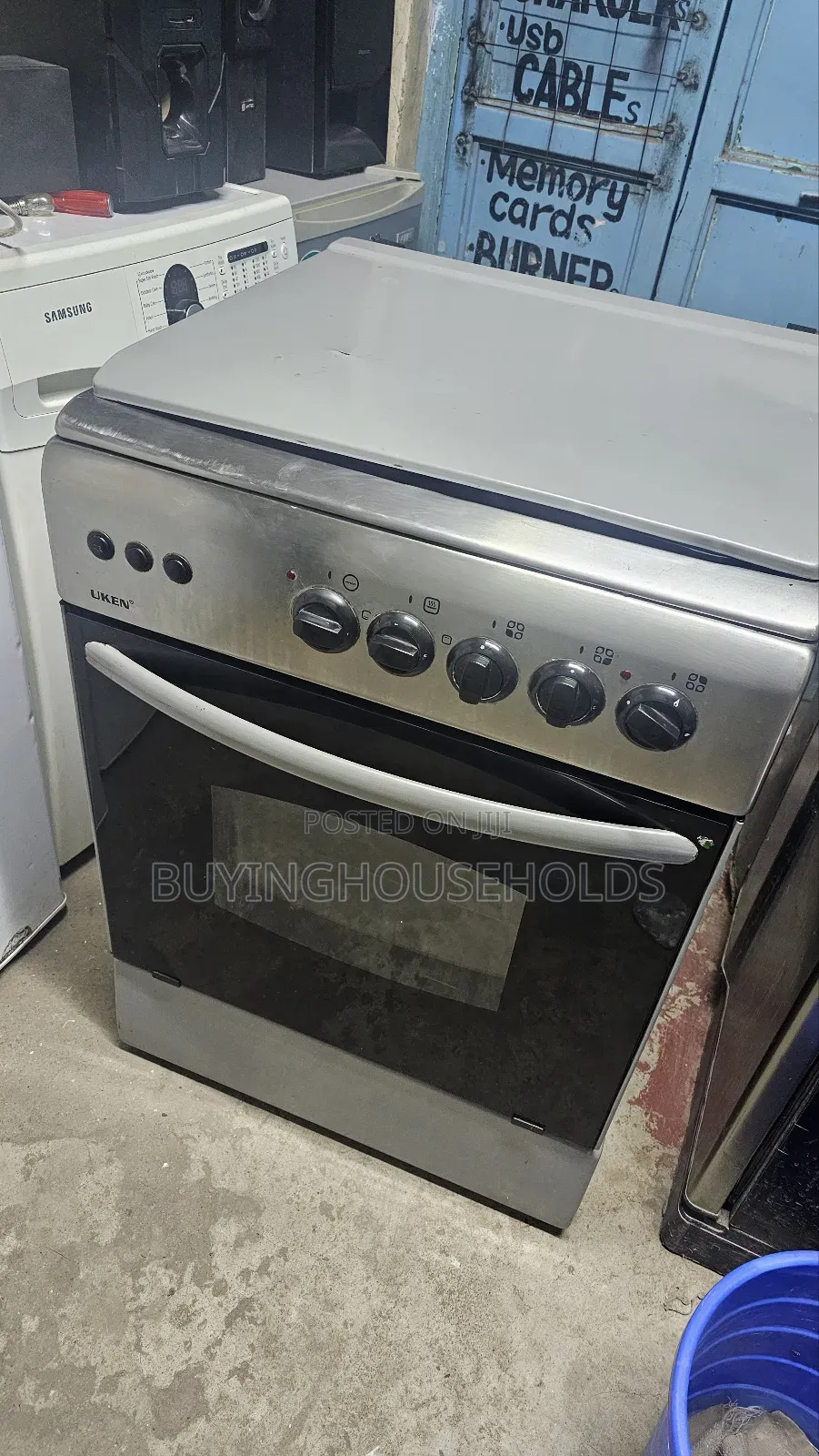 Uken 60x60 Stainless Steel 3+1