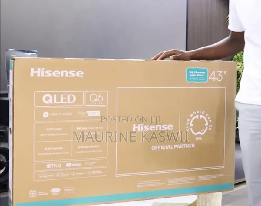 Hisense 43” Qled 6 (2025) Frameless