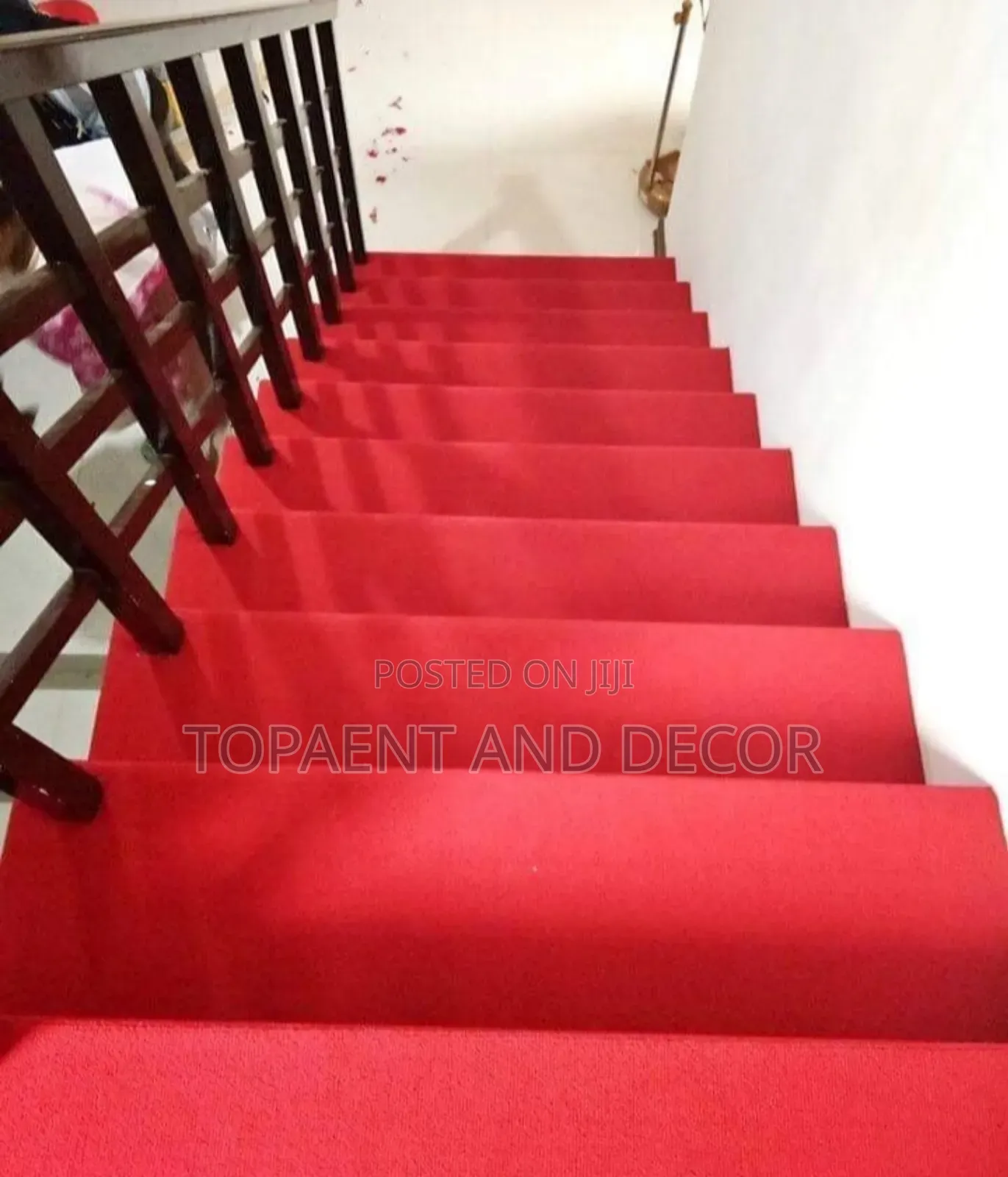 Luxury Stairs Wrap With Quality Fabric Wall to Wall Carpet