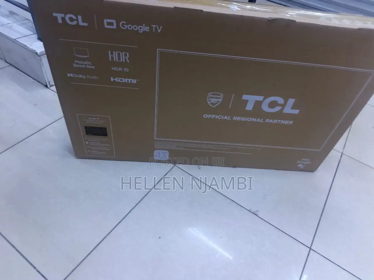 Hd-43s5k TCL Qled Smart Android Google Tv (43inches)