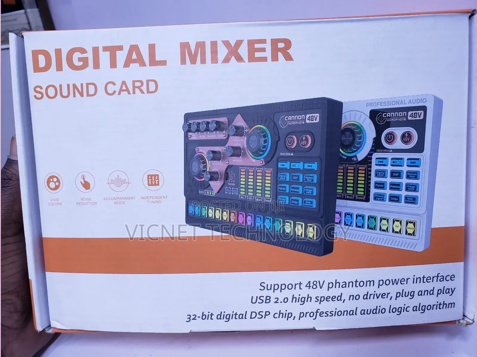 32 Bits DSP 48v Phantom Digital Mixer and Sound Card