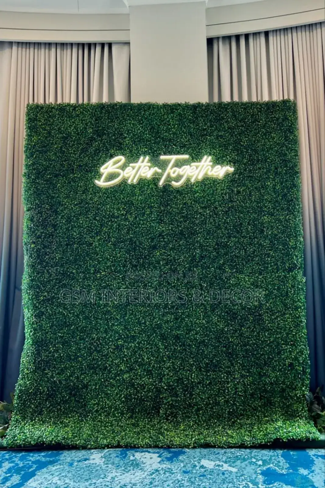 Artificial Green Wall Hedges for Events Decor
