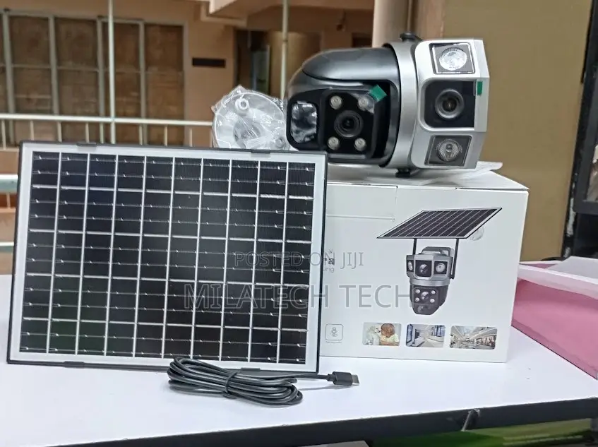 4g Tripple Lens 4g Solar PTZ Smart Net Camera