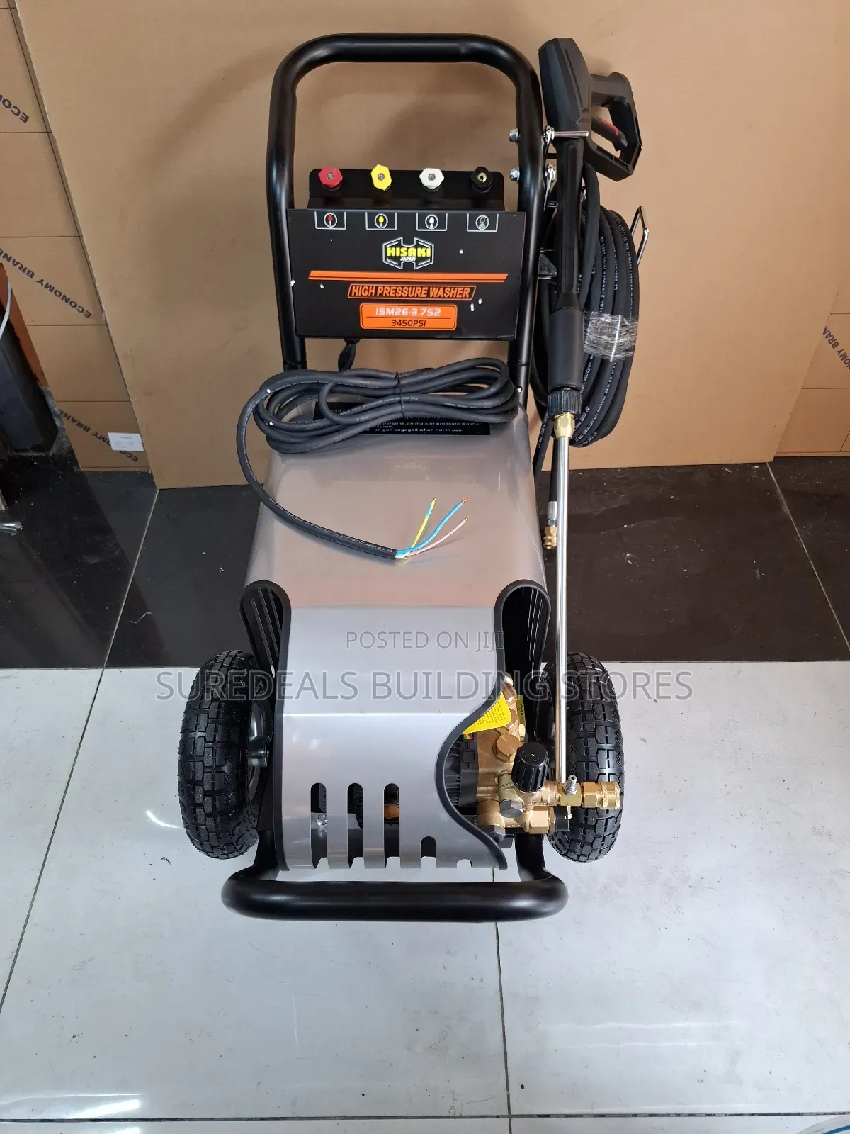 Hisaki Japan 3450psi Electric Car Wash Pressure Washer.