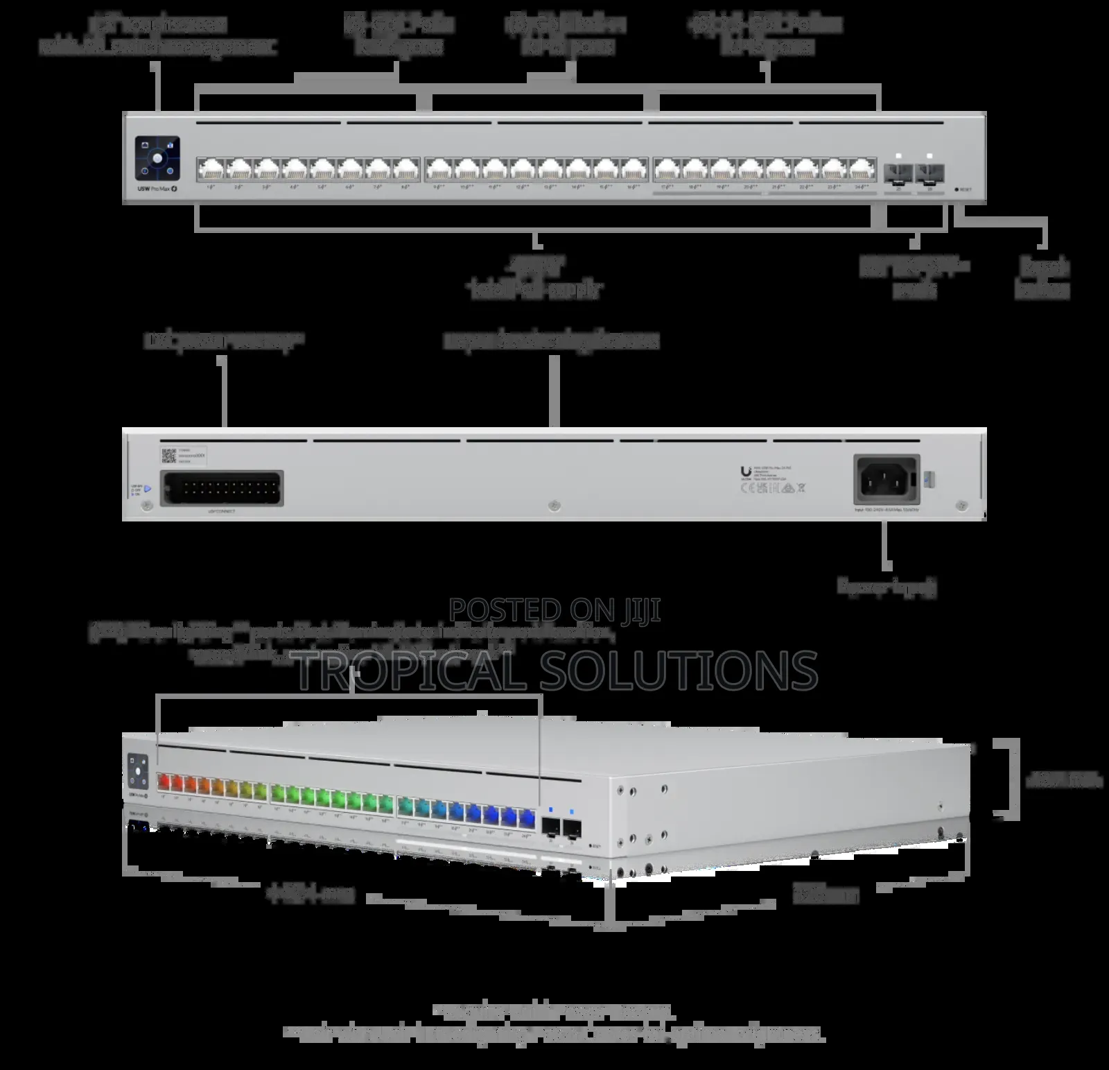 Usw-Pro-Max-24-Poe Ubiquiti 24 Port Pro Max Switch