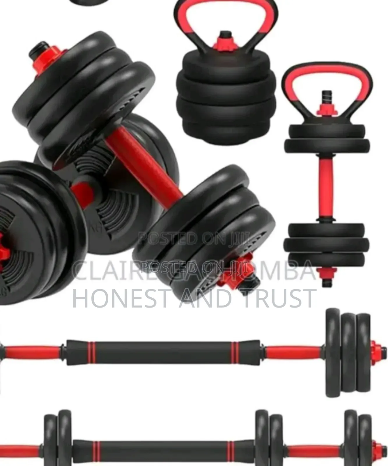Dumbbells 50kg 6in1