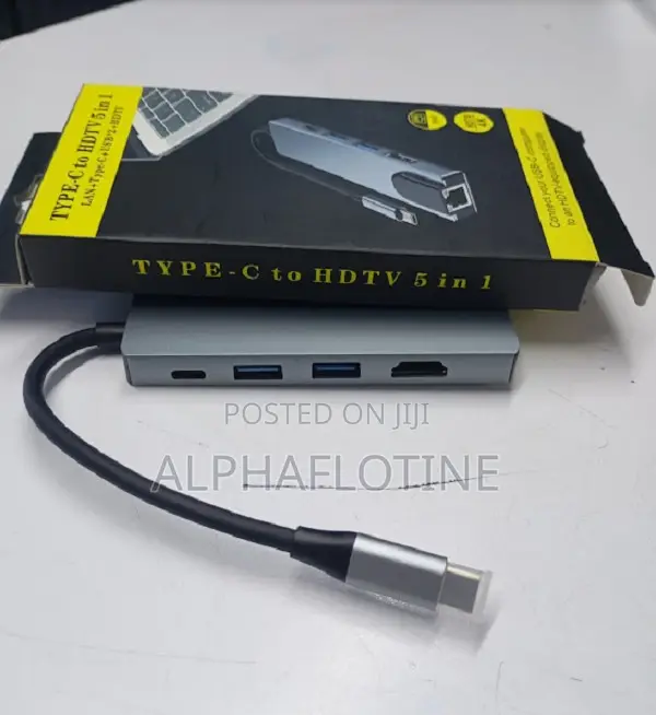 Ype C to HDTV 5 in 1 Plug-and-Play Device