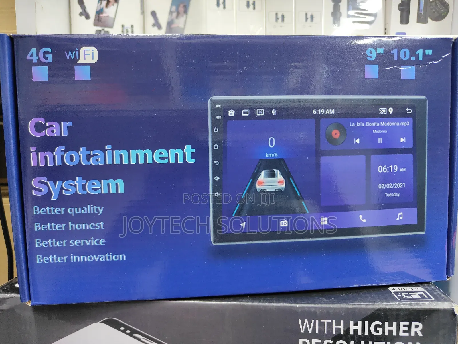 Car Android 10.1 Inches Car Infotainment System 4g ( 2 + 16 )