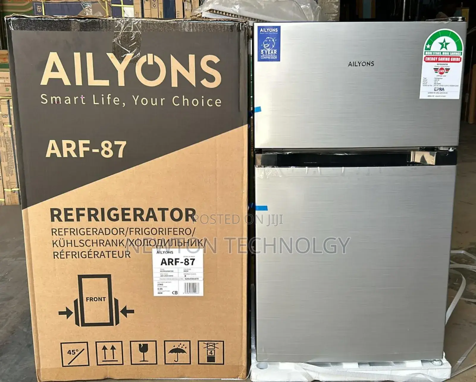 90 Litres Double Door Ailyons Refrigerator