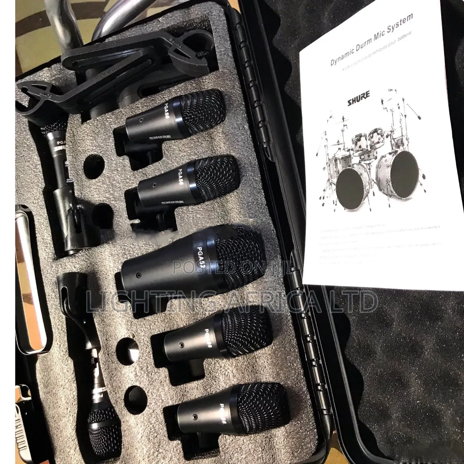 Shure Proffesional Set Drum Set Microphones