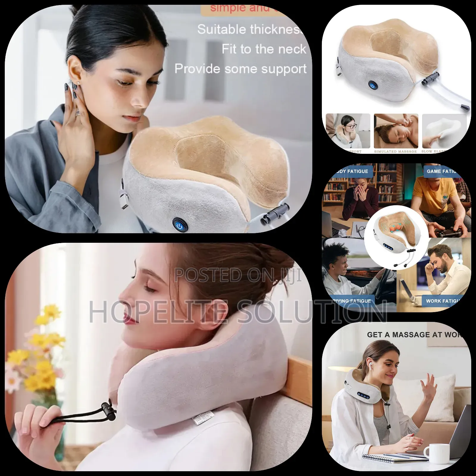 Portable Uv Shaped Neck Massager