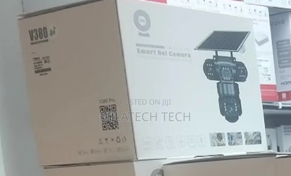 PTZ Three Lens Camera 4g Simcard Solar V380 Tripple Lens