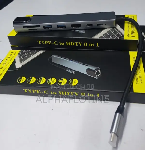 Type C - HDTV 8 in 1 Usb Hub