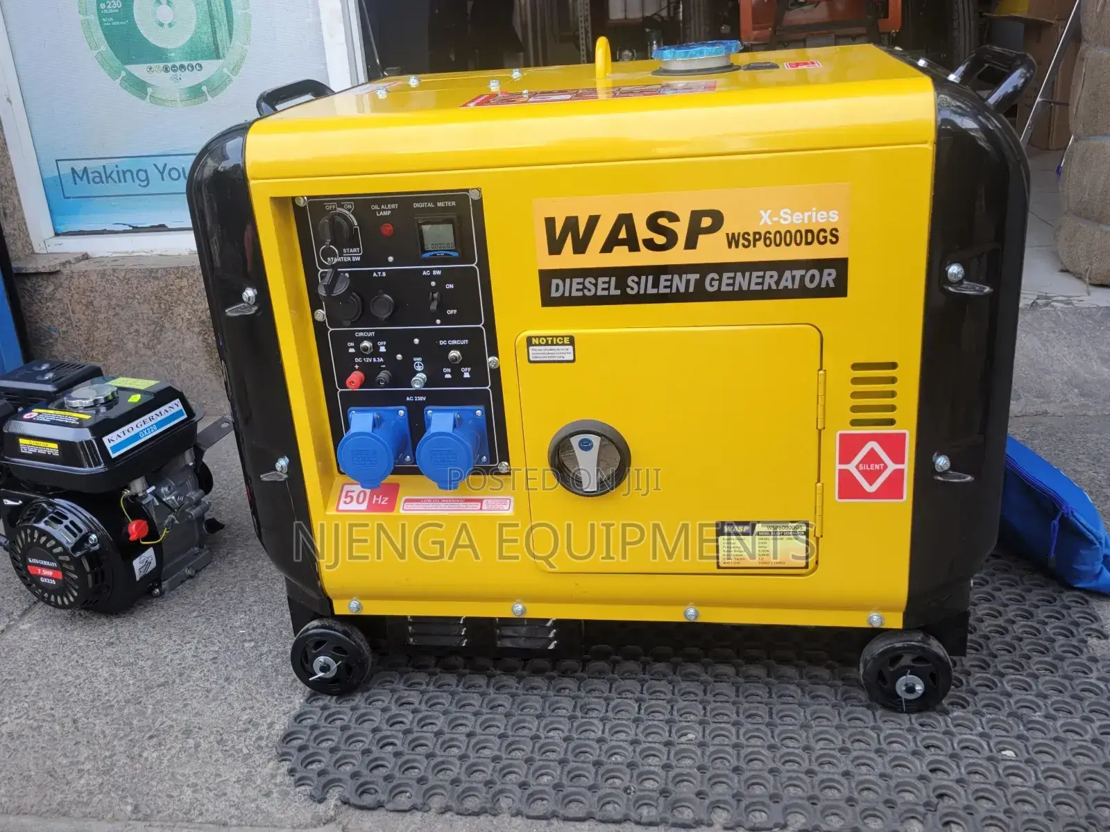Wasp Wsp6009dgs 230v Silent Genset