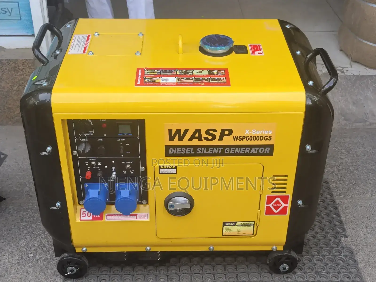 Wasp Wsp6009dgs 230v Silent Genset