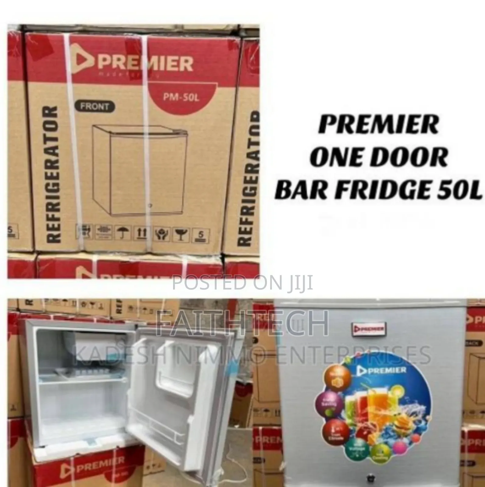 Premier One Door Bar Fridge 50litres