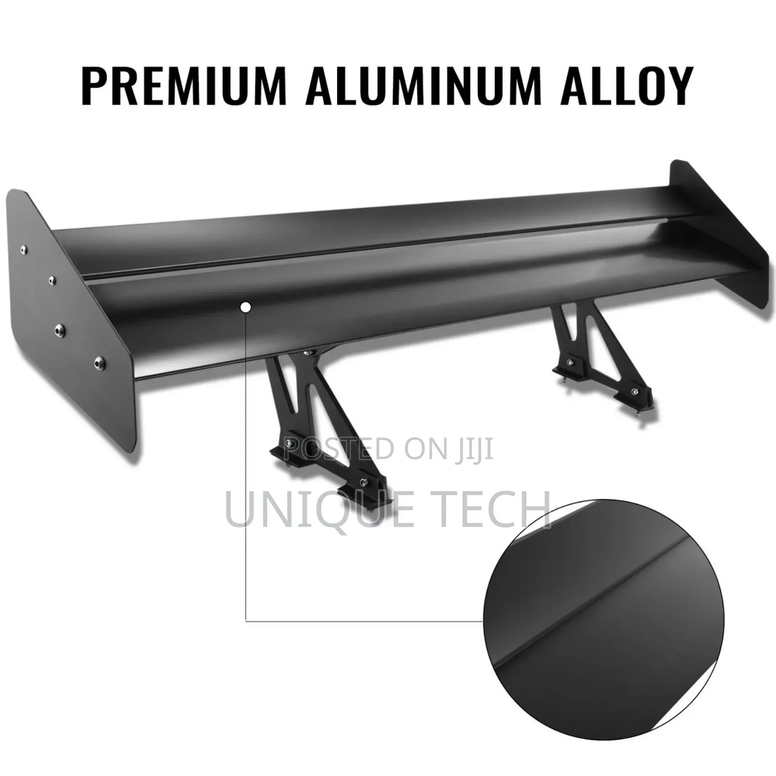 Aluminum Rear Wing With Dual Deck Design