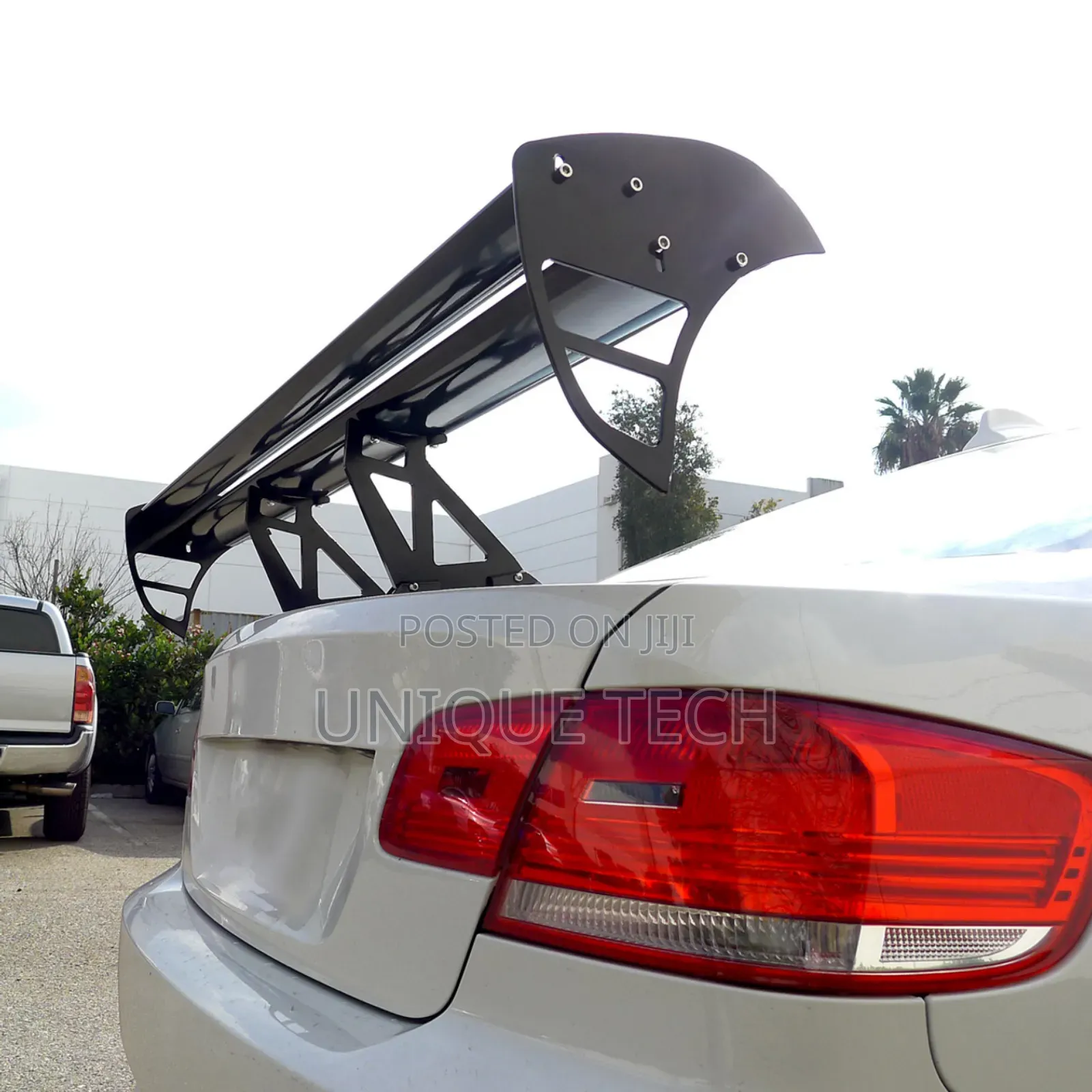 Aerodynamic Dual-Blade Rear Spoiler – Aluminum
