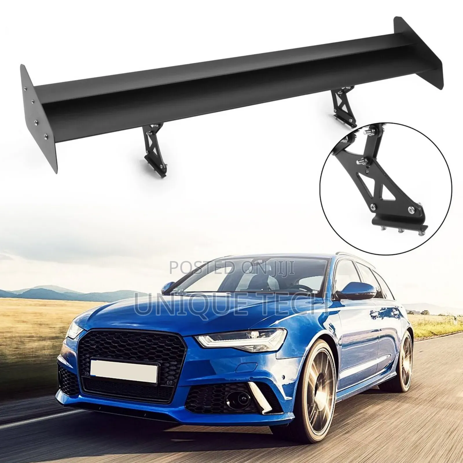 Universal Aluminum Double Wing Spoiler