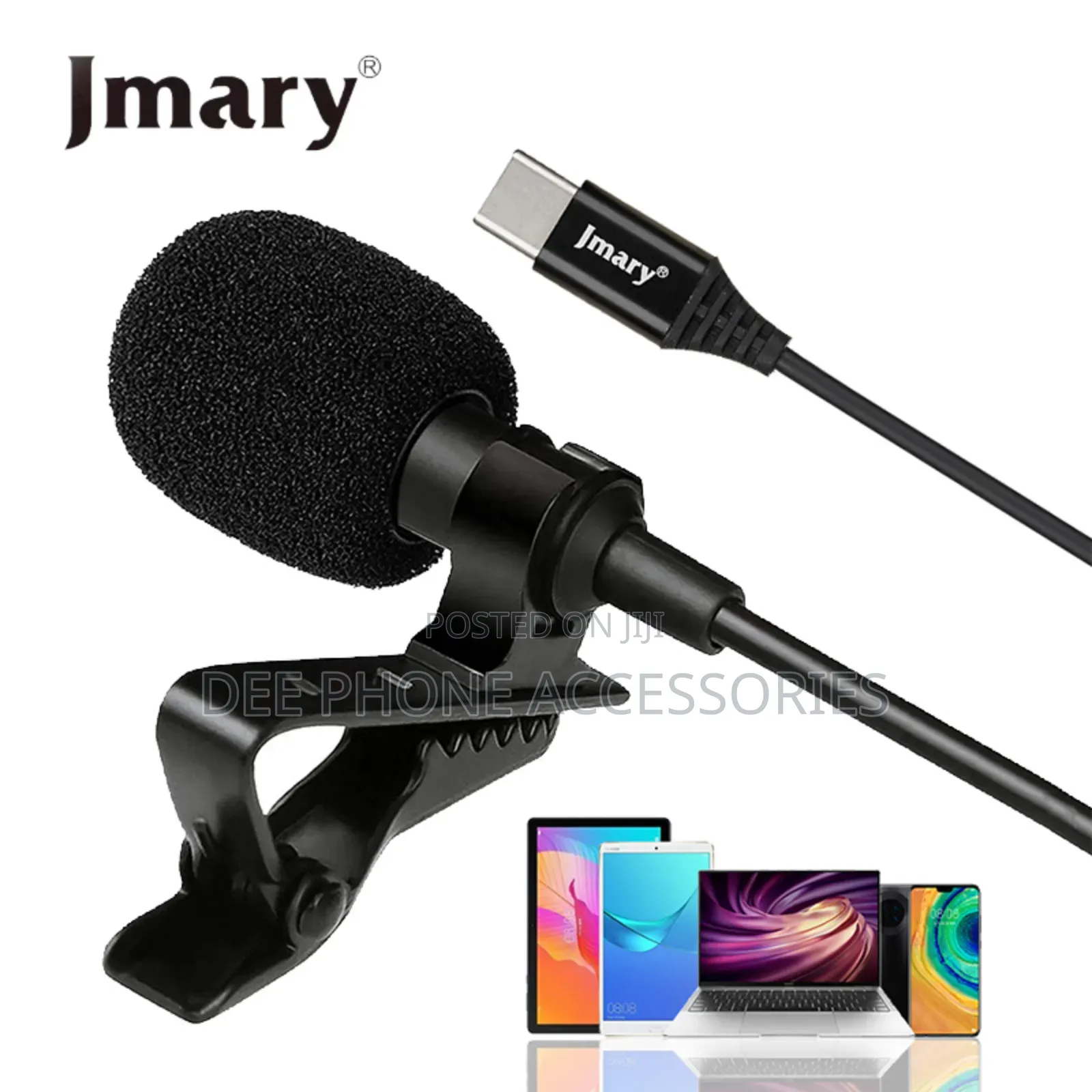 Jmary Mc R2 Laverier Type C Wired Microphones