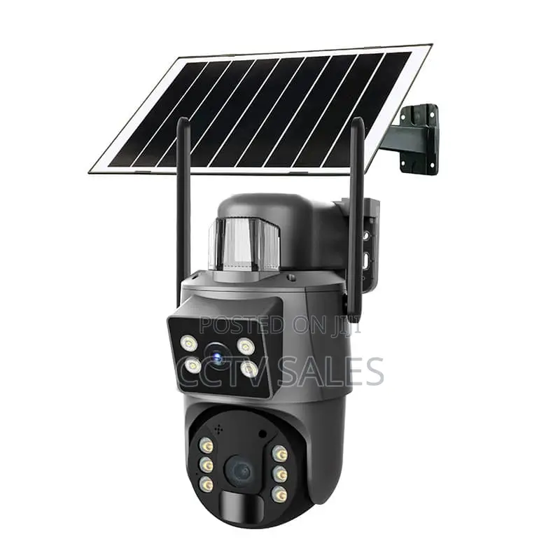 4g Dual Lens PTZ Solar Camera Sim Card